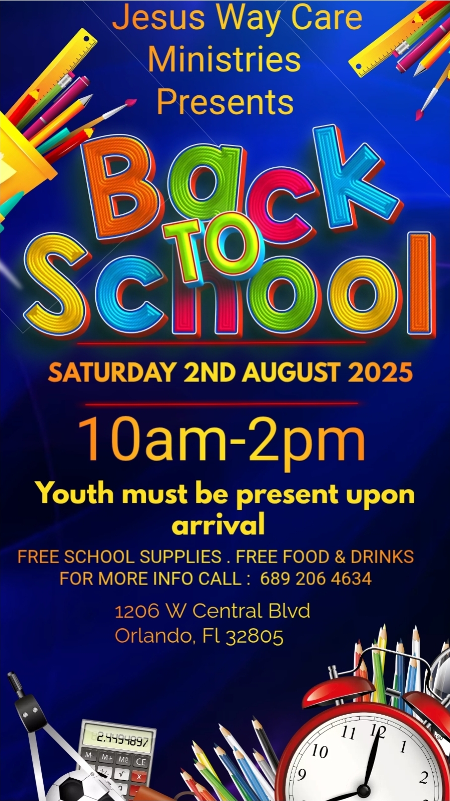 Back to school drive
