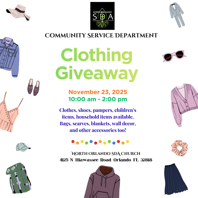 Clothing Giveaway - Community Service