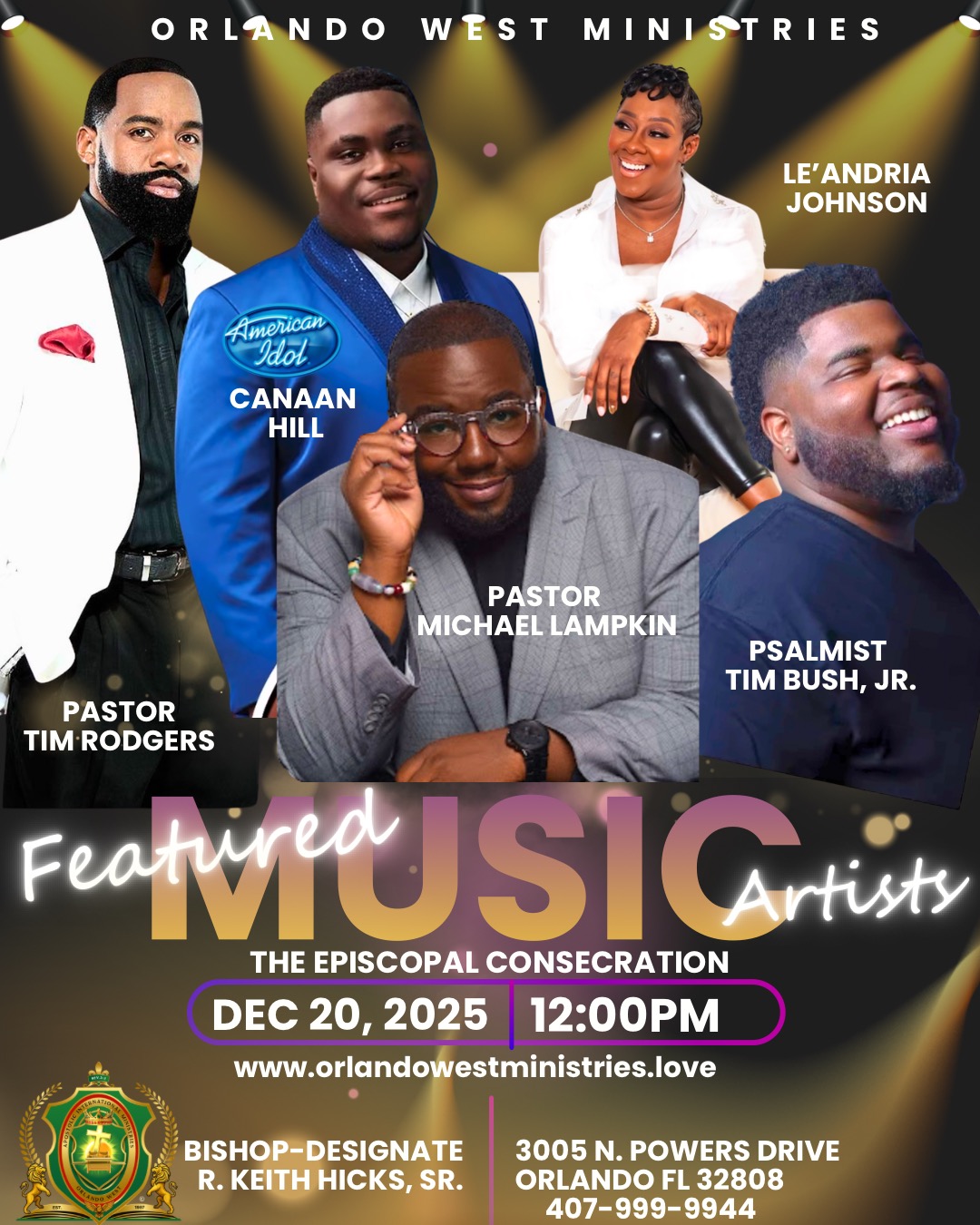 Episcopal Celebration for Bishop R. Keith Hicks!