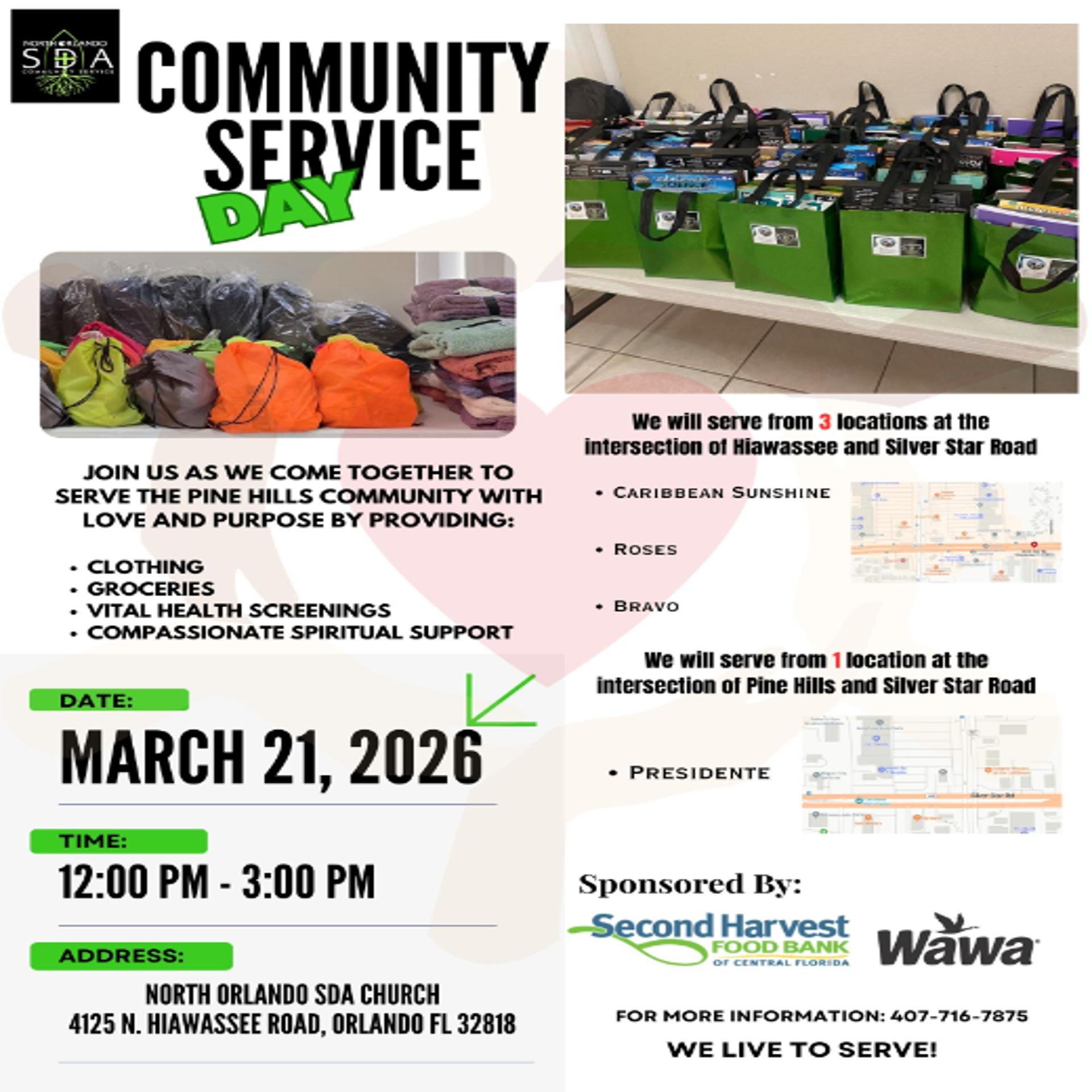 Community Service Outreach Day