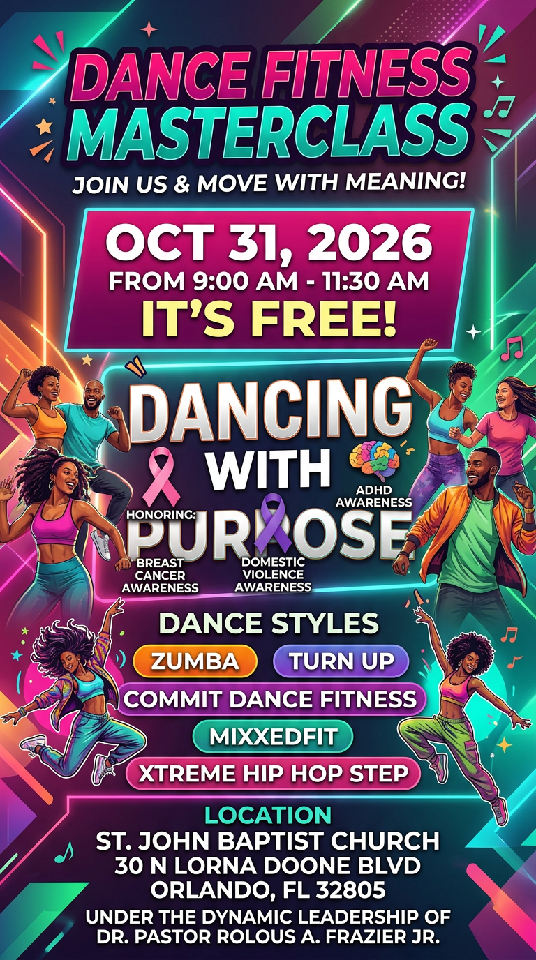 Dancing with Purpose: bringing honor and awareness to breast cancer, ADHD, Domestic violence