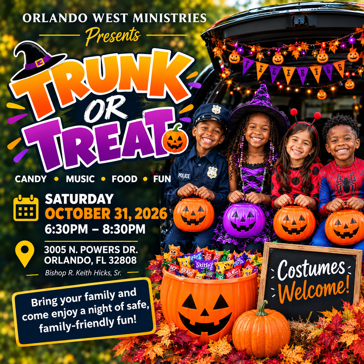 Orlando West Trunk or Treat Fall Event