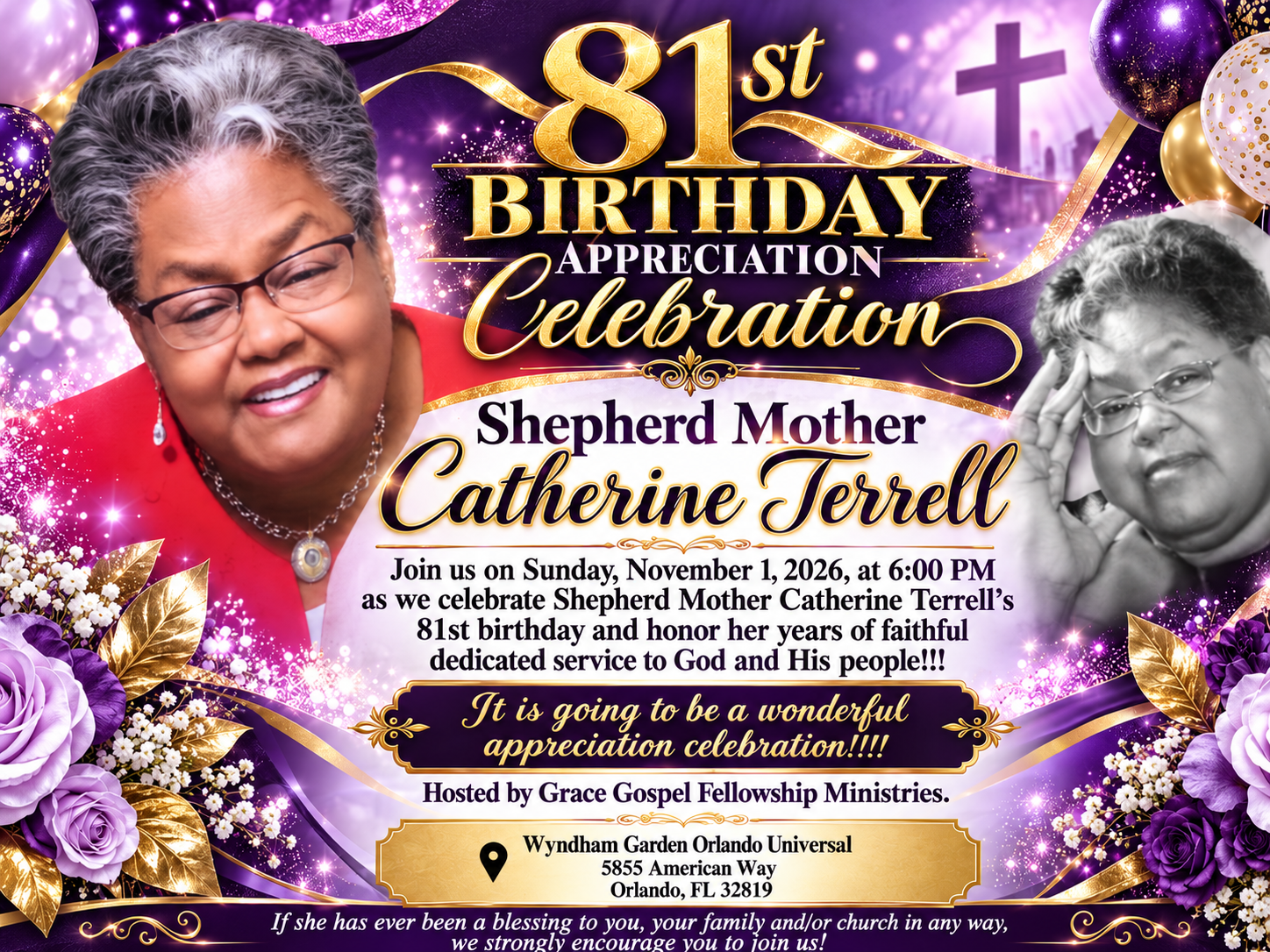 Shepherd Mother Catherine Terrell Appreciation Celebration