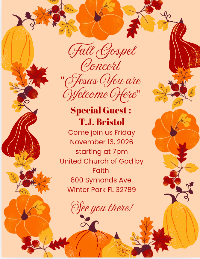 Fall Gospel Concert